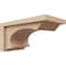 Ekena Millwork 6"W x 12"D x 6"H Wide Emerson Rough Cedar Woodgrain TimberThane Corbel, Primed Tan CORUR06X12X06EMRRCPR - alternate 1